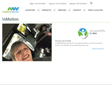 Tablet Screenshot of movinonmobility.com